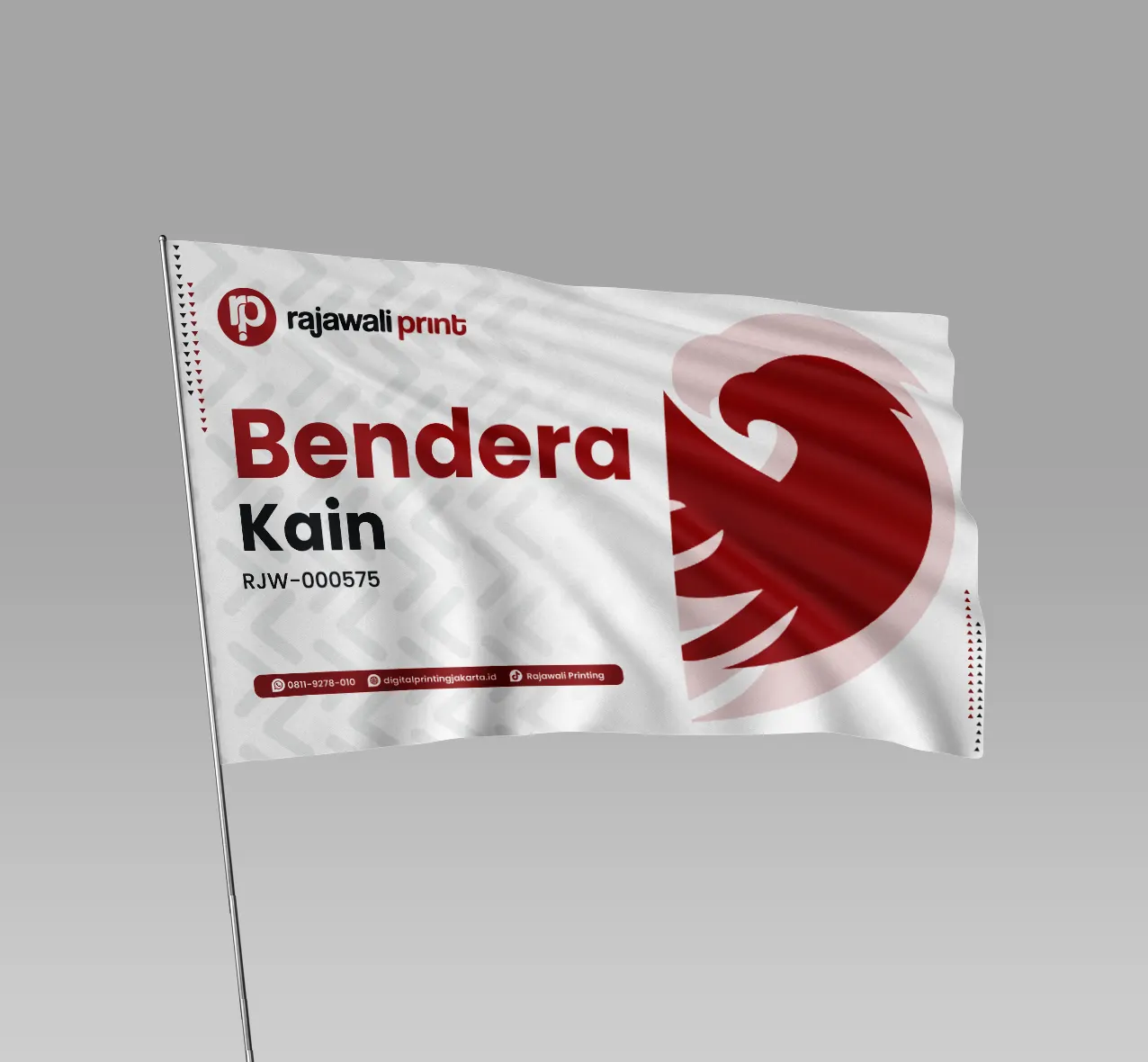 Cetak Bendera Kain Custom
